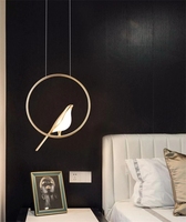 Lampe LED suspendue pour salon, Table à manger, luminaire de décoration d'intérieur, style nordique, Simple, pour chambre à coucher