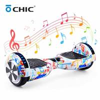 Ventes chaudes : Hoverboard auto-équilibré à deux roues, vitesse 12 km/h, scooter électrique tout-terrain, scooter intelligent, Bluetooth, Escooter