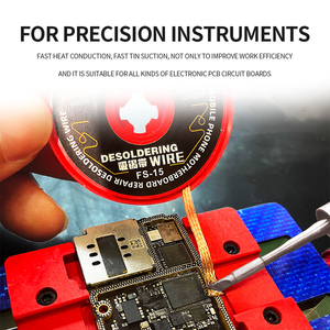 Fil à dessouder JTX FS-15 2.0mm pour réparation de téléphone portable PCB BGA outil de reprise de soudage mèche de tresse à dessouder - Product Image 4