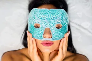 Masques pour les yeux réutilisables personnalisés, masque rafraîchissant en Gel glacé pour les maux de tête, les poches, la Migraine, le soulagement du Stress