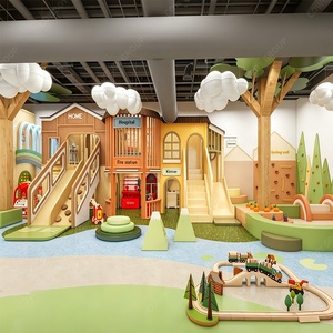 Turnkey Solid Wood Treehouse Soft Play Furniture Fitout Custom Build for Mall FEC Play Cafe Preschool Venue - Product Image 3