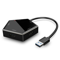 Adaptador USB C 5 en 1 al por mayor de fábrica con 4 puertos USB 3.0 para MacBook Pro Thunderbolt, marca OEM en stock