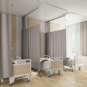 Rideau de cabine d'hôpital antibactérien personnalisé, drap médical, blouse chirurgicale – Vente en gros - Product Image 3