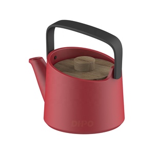 Ensemble de théière en céramique avec filtre, théière japonaise en porcelaine empilable avec tasse et couvercle, 800 ml - Product Image 2