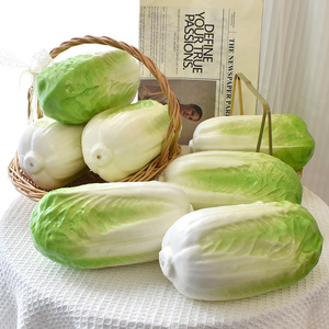 Wholesale <b>Plastic</b> Simulation Vegetable Cabbage Model for Halloween Decorative <b>Kitchen</b> Fruit and Vegetable Collection - Product Image 1