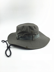 redondo de cuadros de los hombres y las mujeres de senderismo al aire libre pescador sombrero para la venta al por mayor - Product Image 4