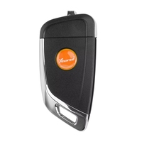 Llave Inteligente para Auto Xhorse XKKF06EN, Estilo Navaja, Transmisor Universal Inalámbrico Programable de 3 Botones para Control Remoto VVDI
