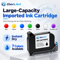 Imprimante jet d'encre portable M10 100m/min, codeur par lots multilingue pour logo, date d'expiration, code QR sur carton, métal, plastique
