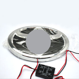 สติกเกอร์ไฟ LED 4D 5D สำหรับติดตราสัญลักษณ์รถยนต์ ไฟท้าย ไฟหน้า สำหรับ PRADO COROLLA <span class=keywords><strong>YARIS</strong></span> COROLLA LANDCRUISER - Product Image 5