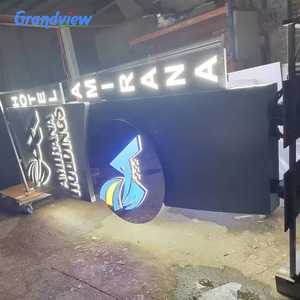 Outdoor Led Pylon <strong>Sign</strong> Light Box Modern Monument <strong>Sign</strong> Design for Advertising - Product Image 5