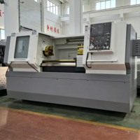 Tour CNC CK6150-1500 haute précision ±0,01 mm, robuste, à banc plat, 7,5 kW, pour pièces automobiles en métal