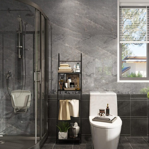 Panneau UV à motif de marbre 4mm 2440*1000 revêtement mural en vinyle ignifuge anti-rayures imperméable anti-dérapant panneau mural Spc facile à installer - Product Image 5