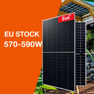 แผงโซลาร์เซลล์ SUNPLUS 580W แบบสองหน้า ประสิทธิภาพ 22.5% ขนาด 1650x992 มม. เซลล์ 182 มม. สำหรับใช้งานในอุตสาหกรรมและที่อยู่อาศัย มีสินค้าในคลัง CA - Product Image 1