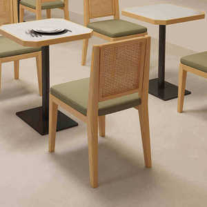 Muebles industriales modernos, comida rápida personalizada, cafetería, restaurante, silla, cabina, comedor, Hotel, uso comercial, zona de amor duradera - Product Image 4