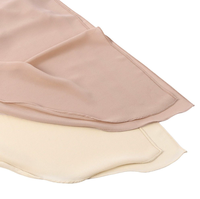 Foulard Hijab en Mousseline de Soie Premium en Gros, Écharpe Unie Instantanée, Châles Traditionnels pour Femmes Musulmanes