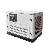 Générateur à double carburant essence/GPL HR-26000X 20KW, refroidi par eau, monophasé/triphasé, avec démarrage/arrêt automatique pour alimentation de secours