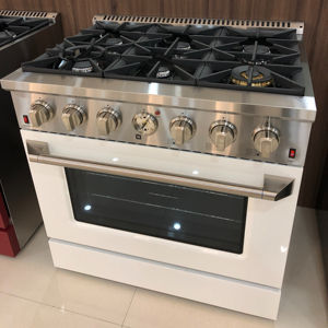 Elettrodomestico da Cucina, Fornello a Gas con 4/6/8 Fuochi e Forno - Product Image 1