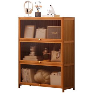 Floor-standing storage cabinet, simple multi-functional storage unit for living room, <b>drawer</b>-style display cabinet for office - Product Image 3