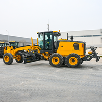 Niveleuse à moteur SHANTUI SG17B6 de 164 kW pour le façonnage des sous-drailles, la découpe des pentes et la préparation des surfaces routières