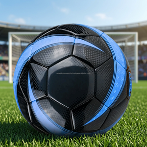 Formation professionnelle en gros ballon de football de haute qualité PU ISO 9001 certifié taille 5 cousu à la Machine Match extérieur Durable - Product Image 1