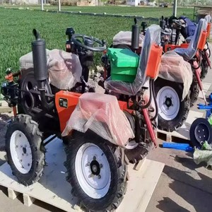 Hot bán <span class=keywords><strong>Mini</strong></span> bốn-wheeler máy kéo Điện Bắt Đầu tay quay chậm 12hp làm mát bằng nước máy kéo cho nông nghiệp nông nghiệp máy kéo - Product Image 6