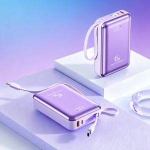 Batería Externa Portátil Mini con Logotipo Personalizado, Carga Rápida Pd45w, Pantalla Digital, <span class=keywords><strong>Mi</strong></span> Power Bank de 20000 mAh con Carga Rápida - Product Image 1