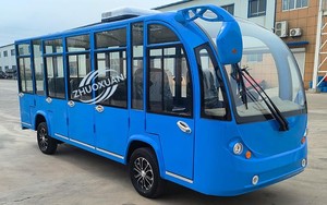 รถชมวิวไฟฟ้าแบบวินเทจ 72V 14 ที่นั่ง ประหยัดพลังงาน สำหรับใช้งานเชิงพาณิชย์ - Product Image 2