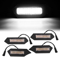 Luz de Advertencia LED para Toyota Tacoma 2024-2025, Nueva Luz Diurna Delantera de 12V para Parrilla de Coche, Lámpara Ámbar, Accesorios para Automóviles