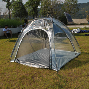 Tente bulle, tente dôme transparente pour <span class=keywords><strong>4</strong></span> personnes, protection contre le froid, abri de camping portable, pour regarder des événements sportifs, des fêtes, observer les étoiles - Product Image 3
