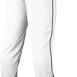 Pantalones de Béisbol Sublimados al por Mayor, Reversibles, Tallas Grandes, Económicos, Juveniles, Blancos con Rayas Negras - Product Image 4