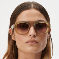 Lunettes de soleil d'extérieur unisexes rétro à faisceau unique à grand cadre givré transparent confortable PC anti-rayonnement Fonctionnalités-Recommandé