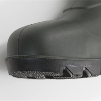 Bottes de travail Senshuo vert armée, hauteur genou, semelle robuste, résistantes à l'huile, antidérapantes, pour la sécurité industrielle, l'exploitation minière et l'agriculture