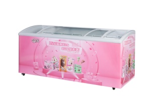 Xiangming ตู้แช่แข็งแบบต่อเนื่องแบบลึกพร้อมประตูกระจกตู้แช่ไอศกรีมโดยตรง - Product Image 6