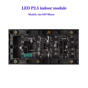 Module d'affichage LED intérieur haute résolution XOBLED 1920 Hz 500 nits P2.5 160x80mm 64x32 pixels 1/16 Scan - Product Image 2