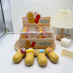 Jouets Squishies Cacahuète en Blocs de Construction USA, Anti-stress, à Remontée Lente, en TPR, Mignons, Nouveauté, Vente en Gros, Personnalisables - Product Image 1