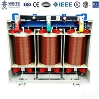 Transformateur de distribution de type sec en résine coulée, classe d'isolation ignifuge F, 11 kV, haute efficacité, 1000 kVA, certifié CE