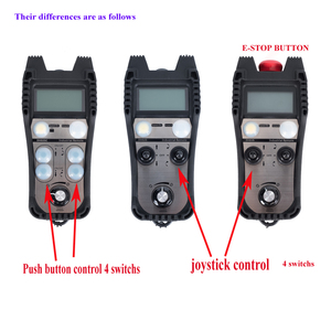 Wixhc đài phát thanh điều khiển từ xa với tốc độ gấp đôi <span class=keywords><strong>433Mhz</strong></span> IP67 công nghiệp Hàn điều khiển từ xa với 2 joystickers 1 nút tốc độ - Product Image 4