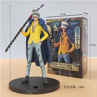 18cm Anime Trafalgar D. Loi sur l'eau sept seigneurs de la mer GK figurines à collectionner PVC modèle jouet comme cadeau