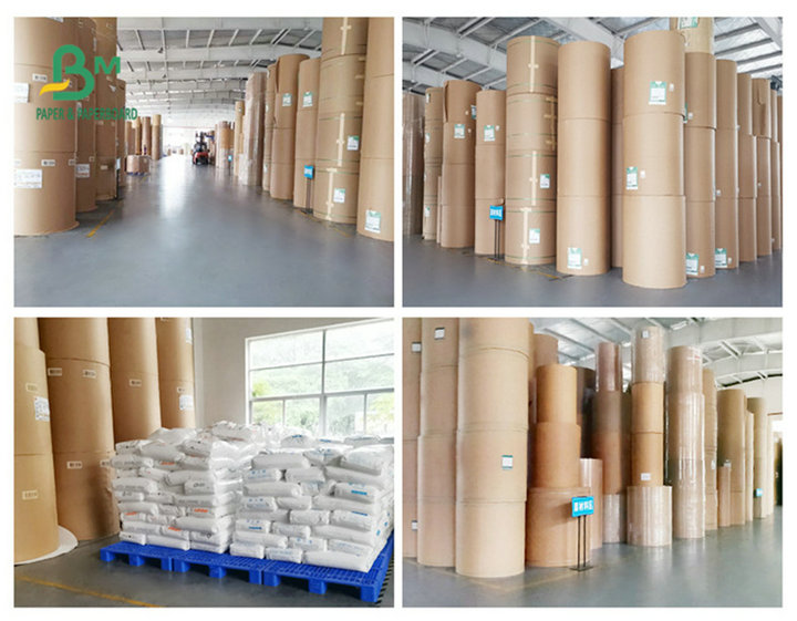 White Top Kraft Liner Board Paper Recycled Pulp Material 120gsm 170gsm 200gsm