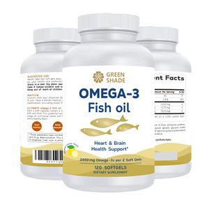 Hot Spot Sale 2150 mg d'huile de poisson <span class=keywords><strong>super</strong></span> efficace oméga-3 contient de l'EPA et du <span class=keywords><strong>DHA</strong></span> pour favoriser la santé du cerveau, des yeux, du cœur et du système immunitaire - Product Image 3