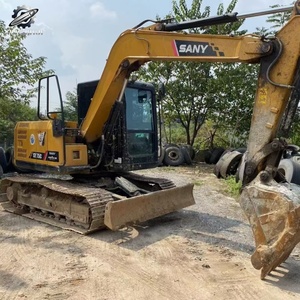 รถขุดขนาดเล็ก SANY SY75c สภาพใหม่ 90% เครื่องจักรก่อสร้างมือสอง Sany75 รถขุดตีนตะขาบ พร้อมใช้งาน - Product Image 6