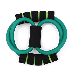 Yiwu tùy chỉnh văn phòng tập thể dục tập thể dục Yoga kéo dây thiết kế mới 8 hình dạng Rally căng tập thể dục giãn nở ban nhạc thiết lập kháng ban nhạc - Product Image 3