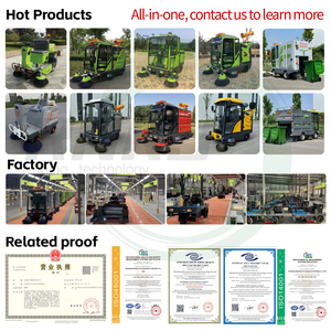 RNKJ merk produceert 3m³ elektrische kleine straatveegmachine/veegwagen. - Product Image 6