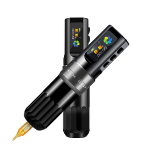 Máquina de Tatuaje Inalámbrica Recargable con Pantalla LED, Pluma de Tatuaje con Batería de 200 mAh para Uso en Arte Corporal - Product Image 4