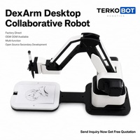 Brazo Robótico de 4 Ejes, Plataforma de Desarrollo e Investigación de IA con API Python y Java, Repetibilidad de 0.05 mm, Robot Colaborativo de Código Abierto