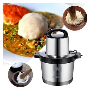 Cortador de legumes doméstico, universal, alta capacidade, alimentos, misturador elétrico, peça de reposição, 6l, yam, máquina de moedor de carne