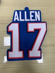 Sportslogos bóng đá quốc gia giải đấu 3D Big Logo Player Fan chuỗi tùy chỉnh bọt vòng cổ với cầu thủ đội số thể thao fan hâm mộ bánh - Product Image 6