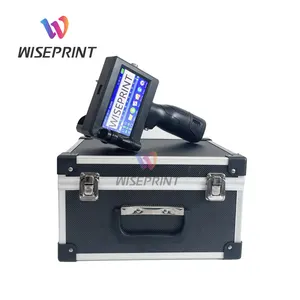 Wiseprint TIJ المحمولة انتهاء تاريخ شعار شخصية كبيرة المحمولة المحمول البسيطة المذيبات اللون شاشة ماكينة طباعة طابعة
