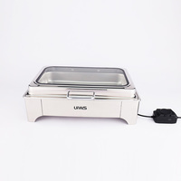 Restaurant ausstattung kommerzielles Edelstahl buffet Lebensmittel wärmer Gericht elektrische Chafing Dish für die Hochzeit
