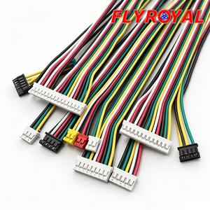 Kabel Rakitan Konektor Kustom 2-12 Pin 1.0 1.25 1.5 2.0 2.54mm Pitch, Berisolasi PVC, Berlapis Timah, Tembaga - Product Image 2